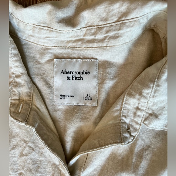 Abercrombie and fitch cream utility Romper XL - Picture 3 of 5